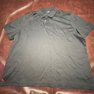 Untuckit black short sleeve‎ polo shirt, size XXX-Large